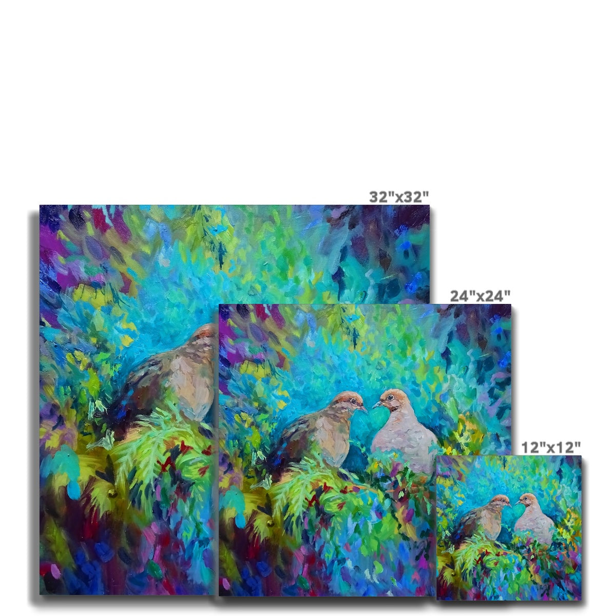 It Had To Be You Canvas - - susan gardner - uk artist - colourful animal art