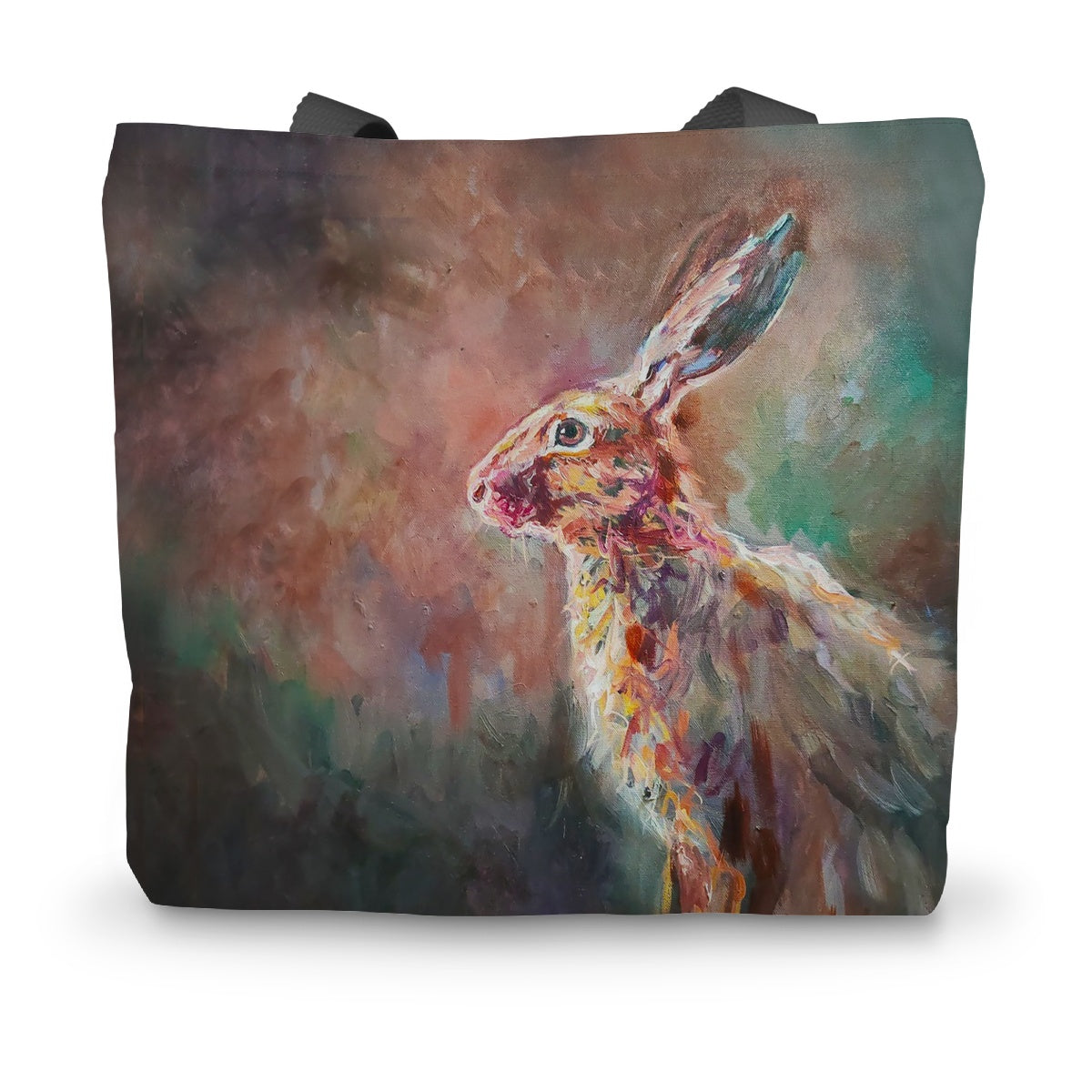 Ready For Action Canvas Tote Bag - - susan gardner - uk artist - colourful animal art