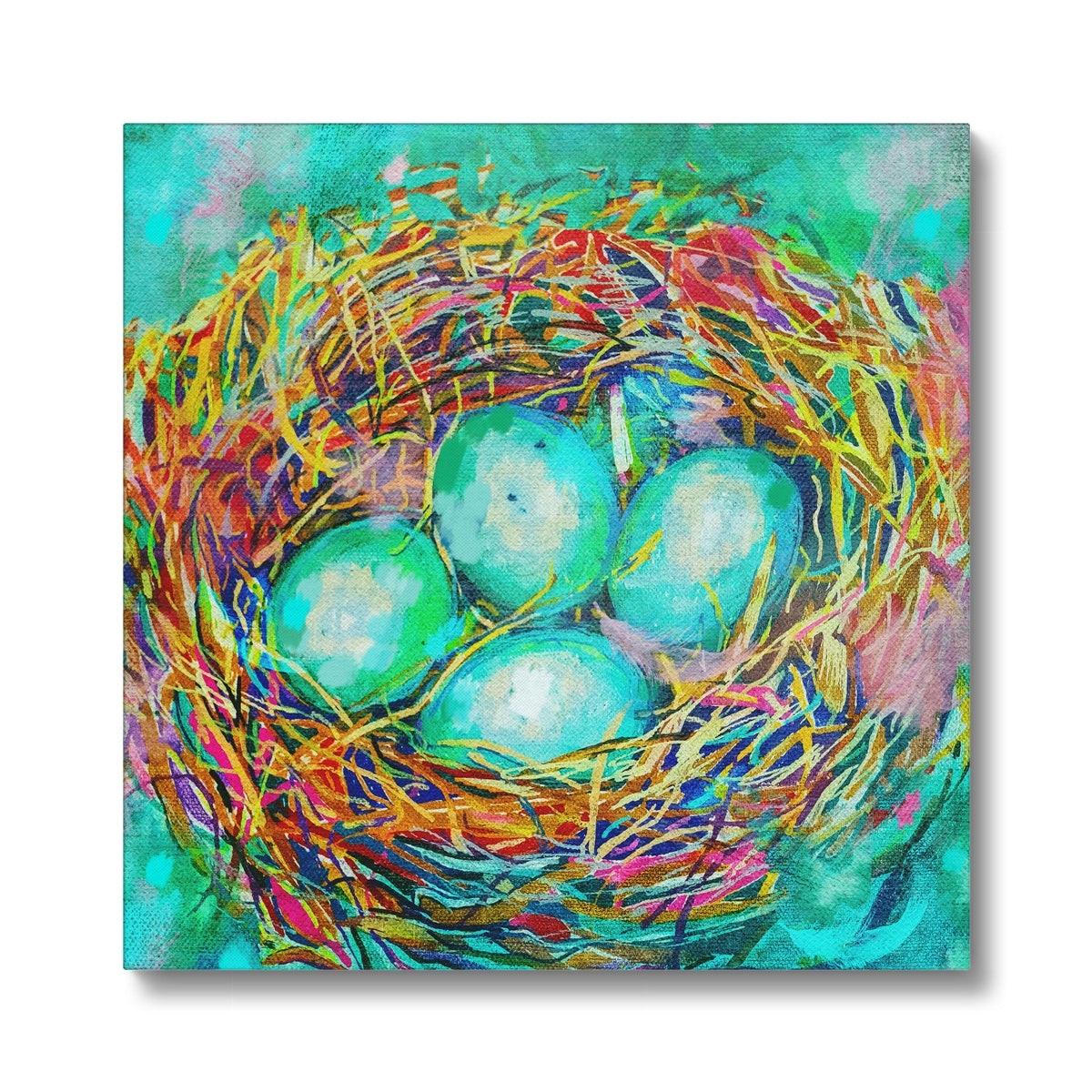 New Beginnings Canvas - Animal Art by Susan Gardner - Contemporary Expressionist - Colourful Fine Art