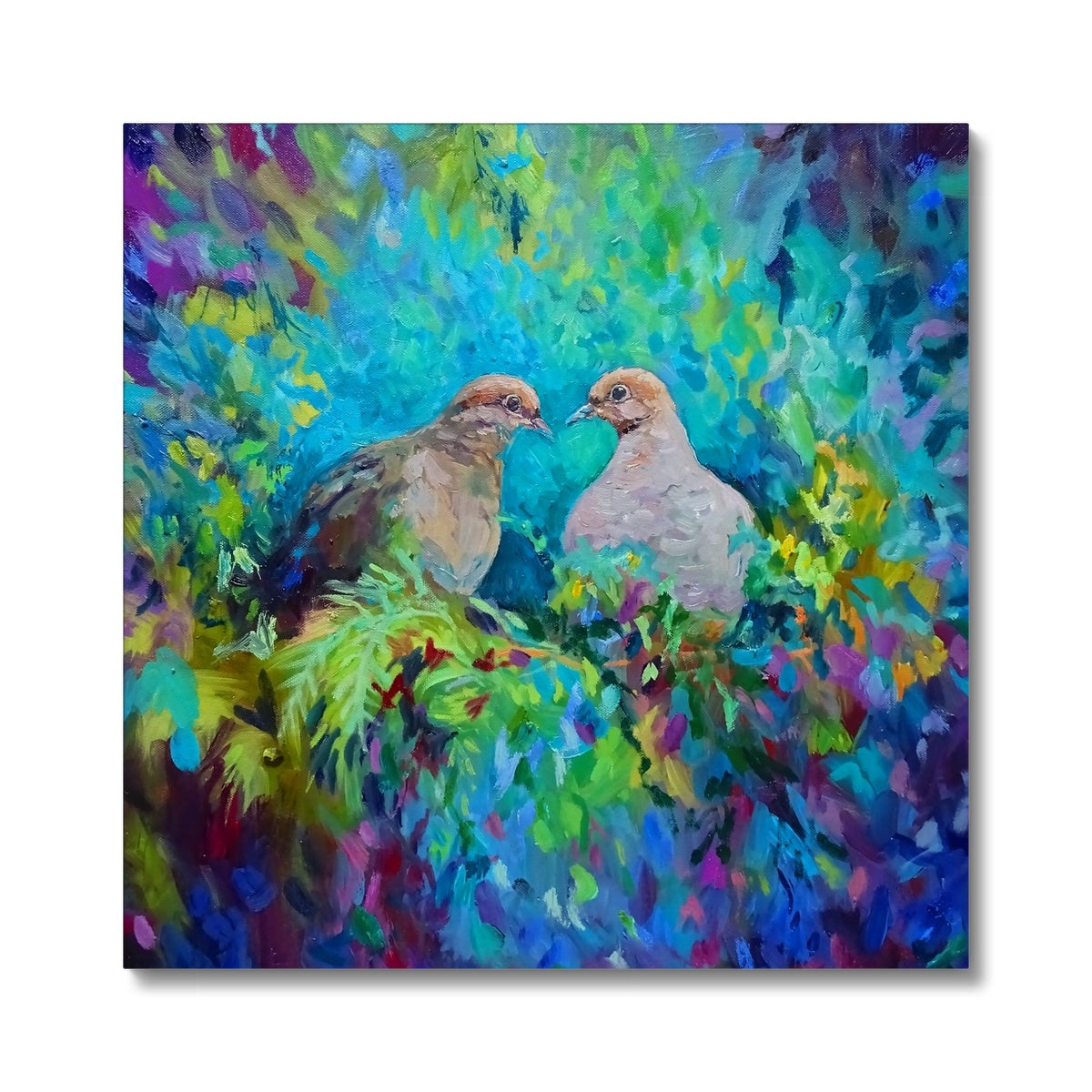 It Had To Be You Canvas - - susan gardner - uk artist - colourful animal art