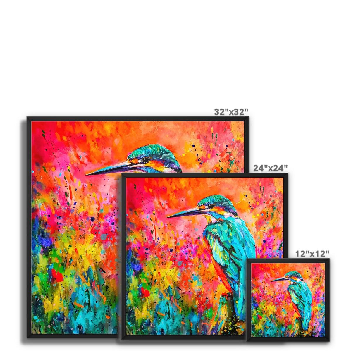 Good Vibes Framed Canvas
