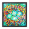 New Beginnings Framed Canvas - Animal Art by Susan Gardner - Contemporary Expressionist - Colourful Fine Art