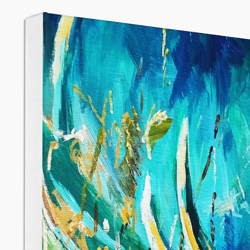 Forest Light Canvas - Animal Art by Susan Gardner - Contemporary Expressionist - Colourful Fine Art