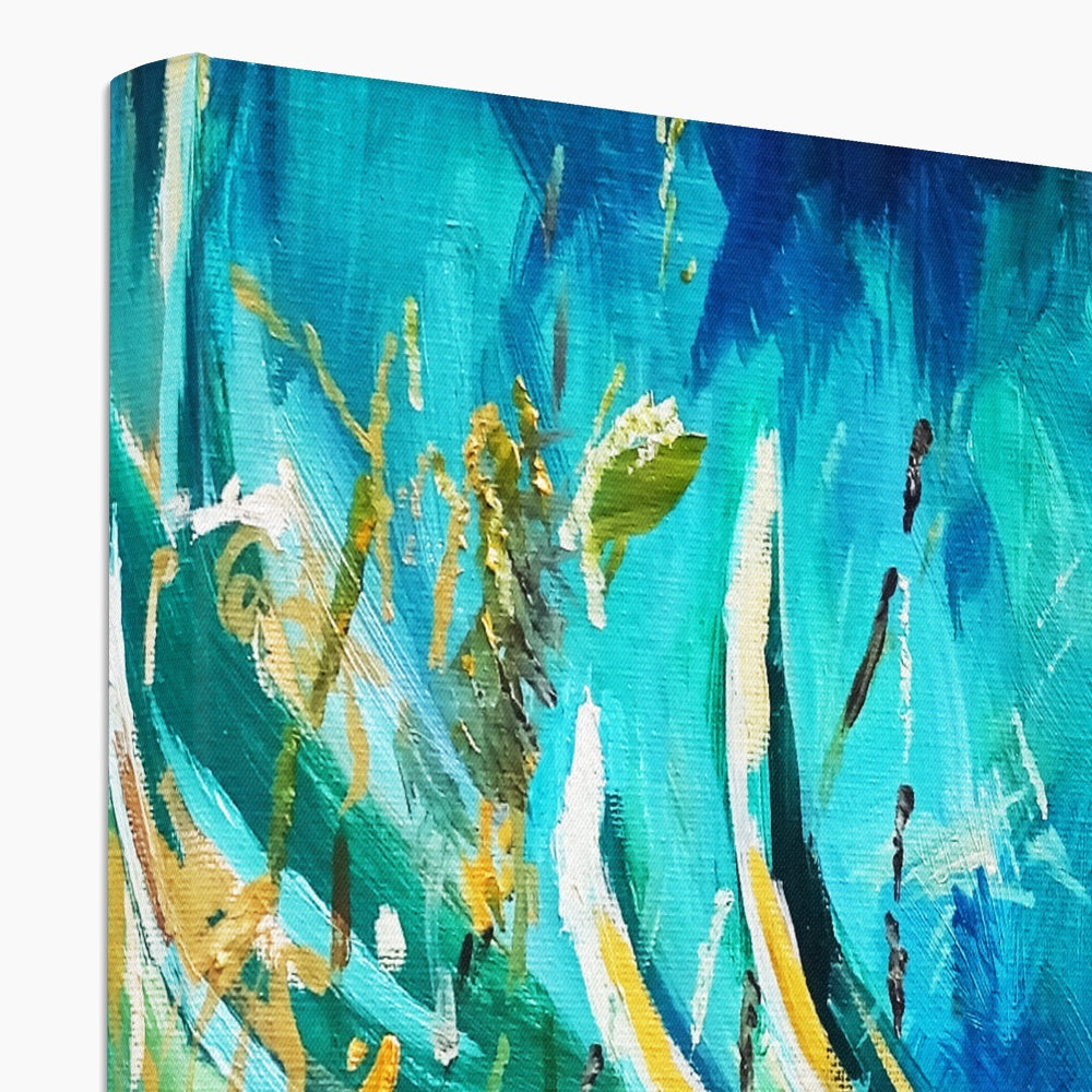 Forest Light Canvas - Animal Art by Susan Gardner - Contemporary Expressionist - Colourful Fine Art