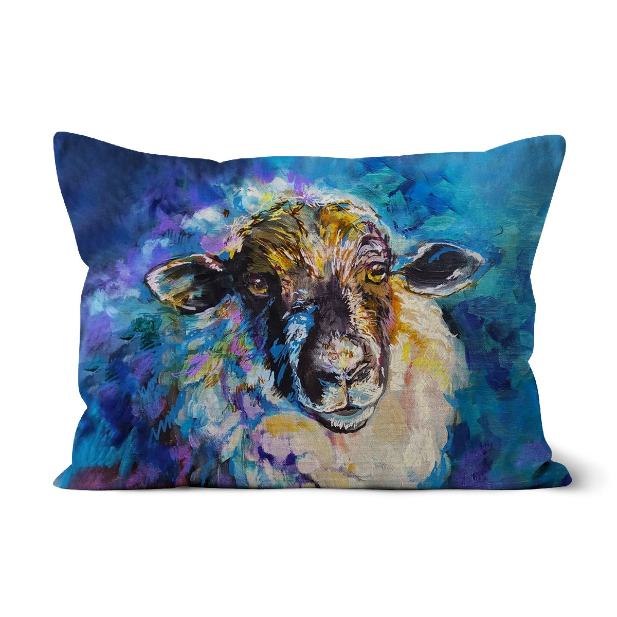 Abigail Cushion - Animal Art by Susan Gardner - Contemporary Expressionist - Colourful Fine Art