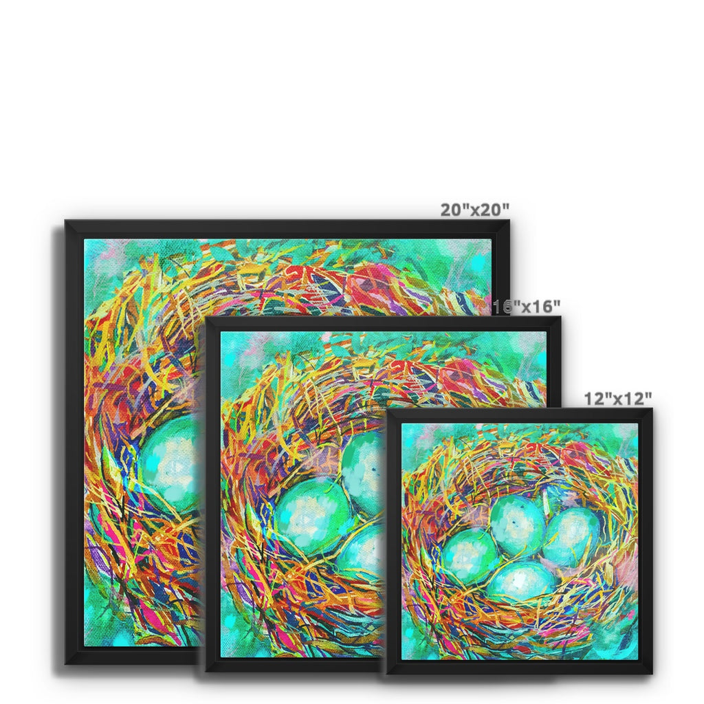 New Beginnings Framed Canvas - Animal Art by Susan Gardner - Contemporary Expressionist - Colourful Fine Art