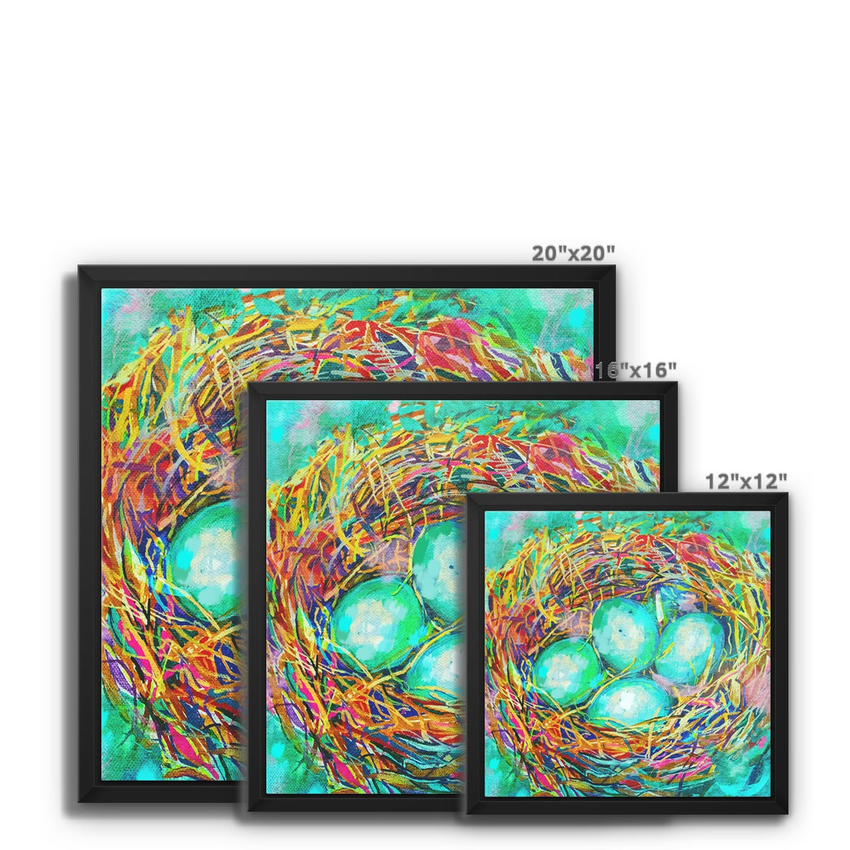 New Beginnings Framed Canvas - Animal Art by Susan Gardner - Contemporary Expressionist - Colourful Fine Art