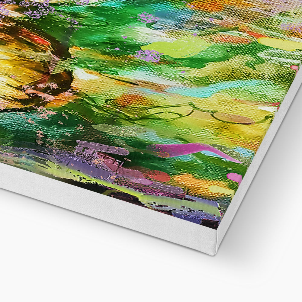 Amos Canvas - Animal Art by Susan Gardner - Contemporary Expressionist - Colourful Fine Art