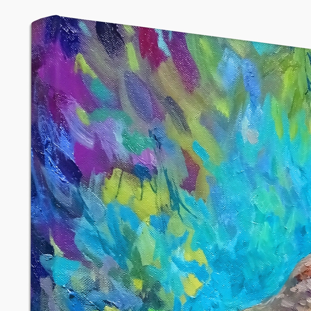 It Had To Be You Canvas - - susan gardner - uk artist - colourful animal art