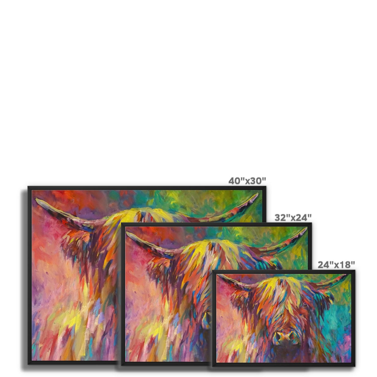 framed cow pictures sue gardner