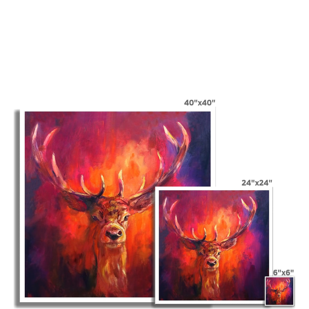 Resilient Spirit Print - - susan gardner - uk artist - colourful animal art
