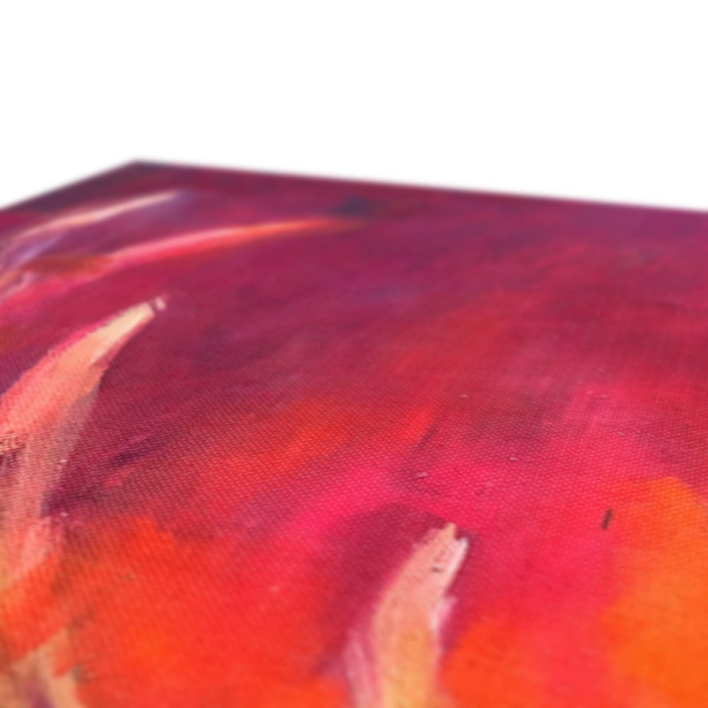 Spirit Stag Canvas - Animal Art by Susan Gardner - Contemporary Expressionist - Colourful Fine Art