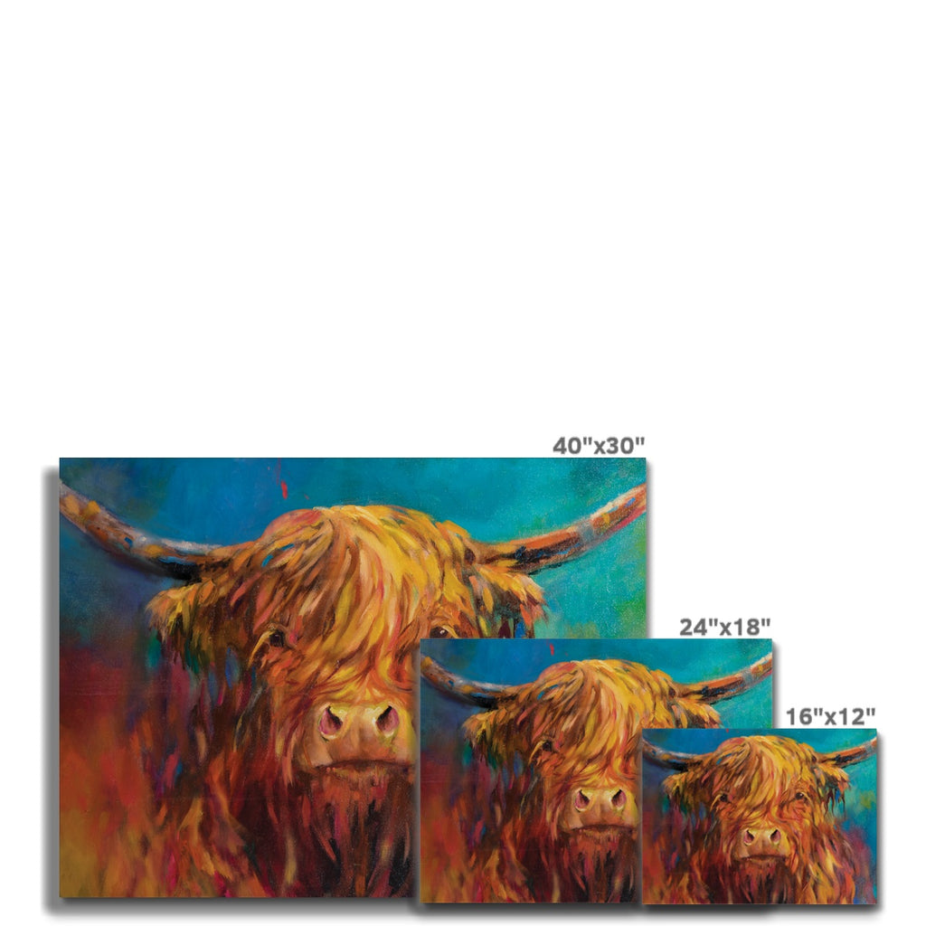 Glencoe Canvas - Animal Art by Susan Gardner - Contemporary Expressionist - Colourful Fine Art