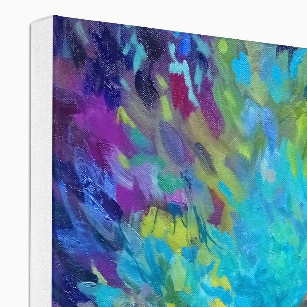 It Had To Be You Canvas - - susan gardner - uk artist - colourful animal art
