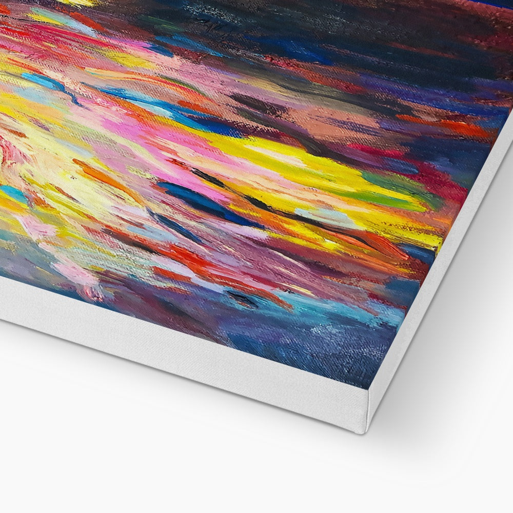 Lochaber Canvas - - susan gardner - uk artist - colourful animal art