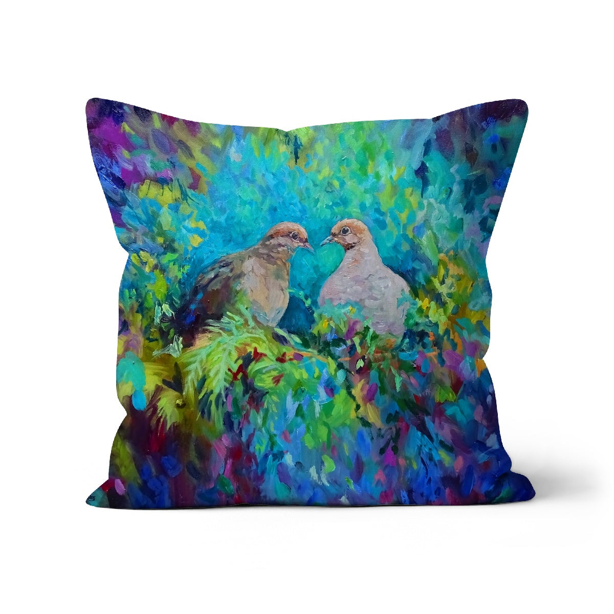 It Had To Be You Cushion - - susan gardner - uk artist - colourful animal art