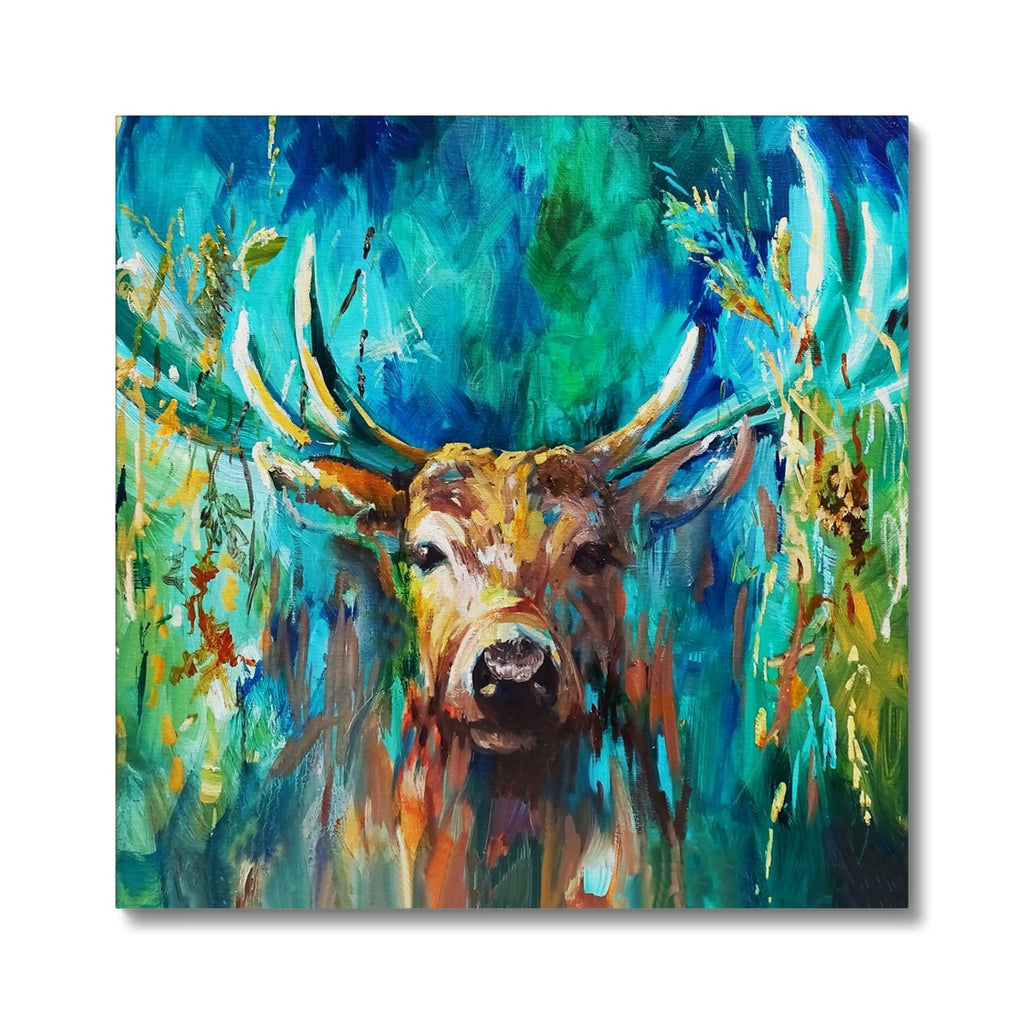 Forest Light Canvas - Animal Art by Susan Gardner - Contemporary Expressionist - Colourful Fine Art