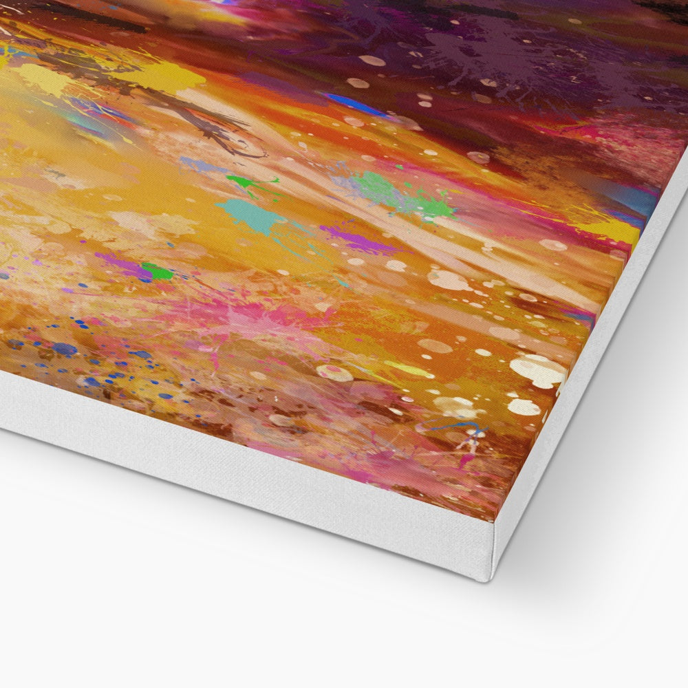 Brodie Canvas - Animal Art by Susan Gardner - Contemporary Expressionist - Colourful Fine Art