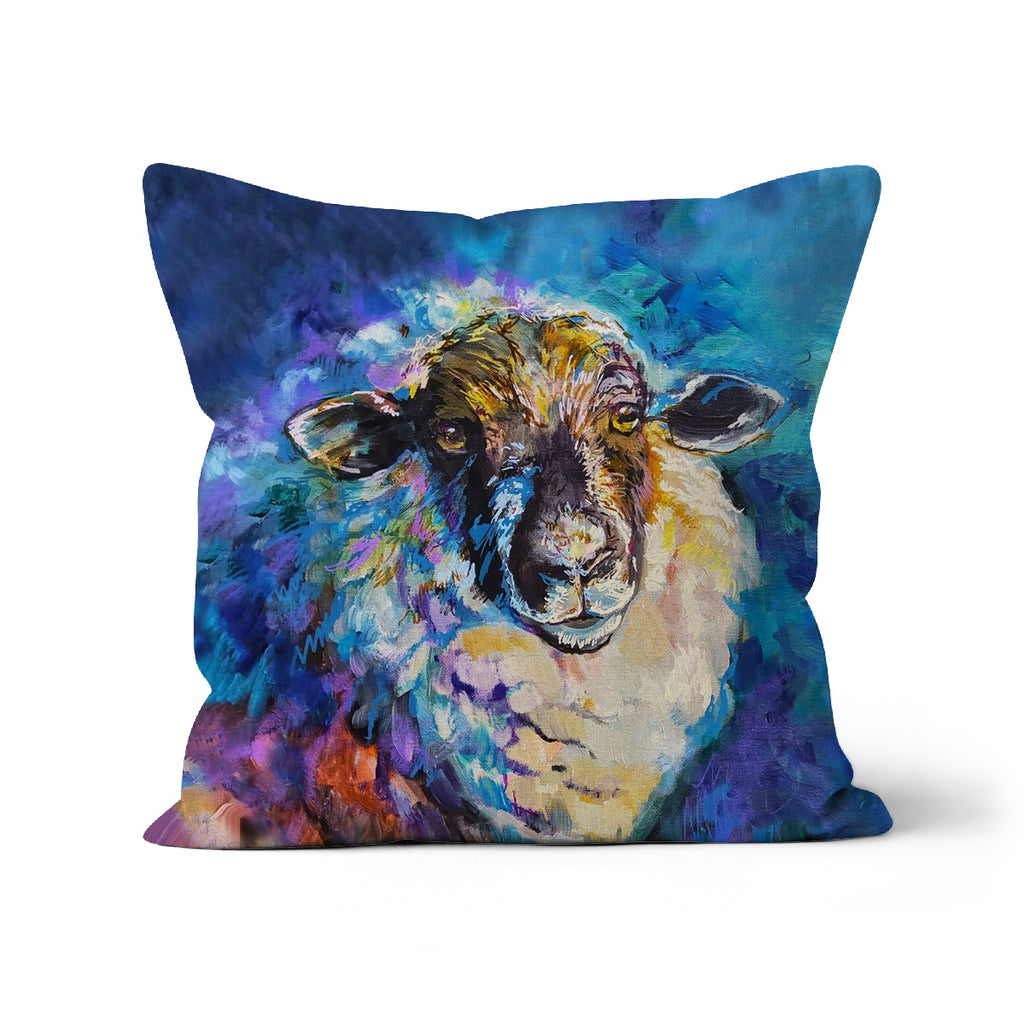 Abigail Cushion - Animal Art by Susan Gardner - Contemporary Expressionist - Colourful Fine Art