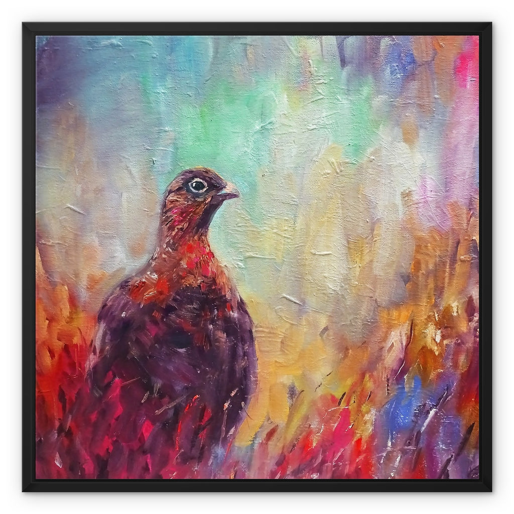 grouse painting framed